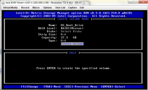 Intel matrix storage замена диска