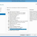 Hyper-V Server 2012 R2 Select Server Features