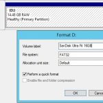 After VMware ESXi reformat USB – re-insert and format