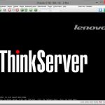 ThinkServer RD550 Startup Screen