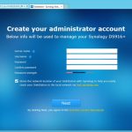 Synology DS916 Create Admin Account