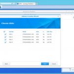 Synology DS916 Volume Choose Disks