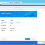 Synology DS916 Volume Confirm Settings