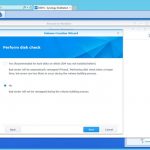 Synology DS916 Volume Perform Disk Check