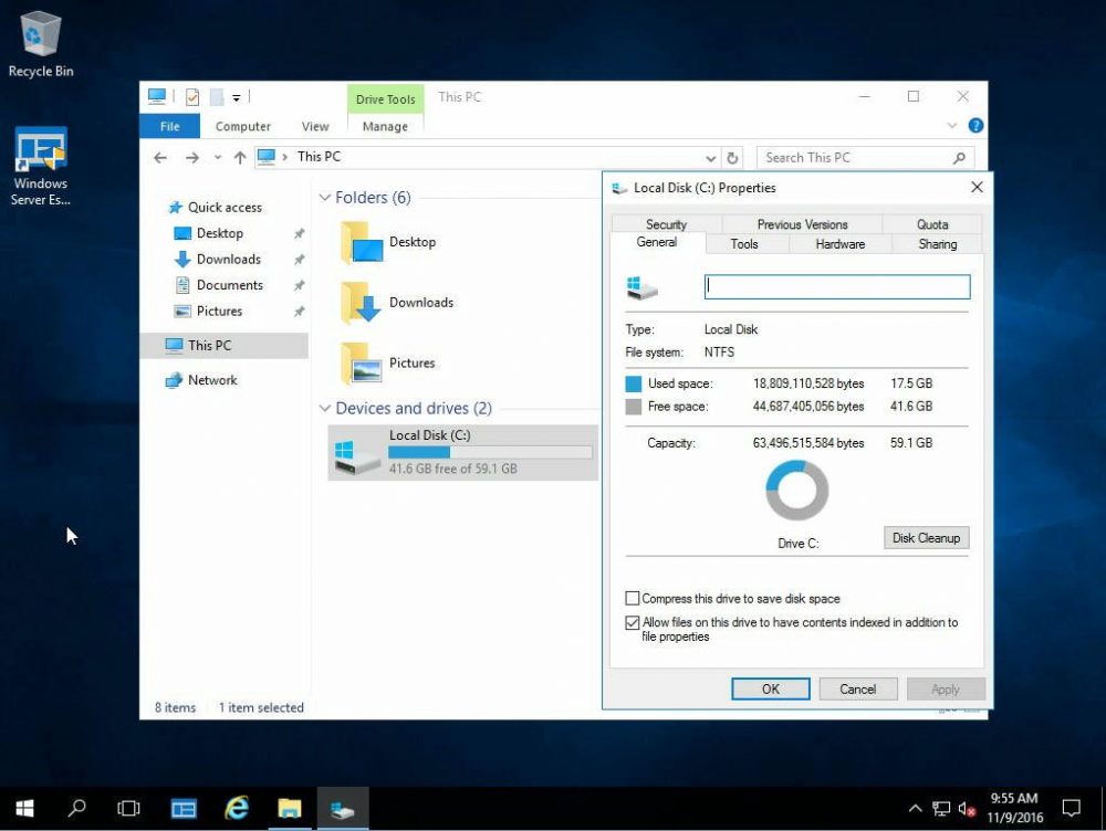 Windows server 2016 essentials настройка