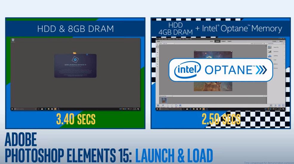 Intel Optane Photoshop Open HDD V Optane ServeTheHome