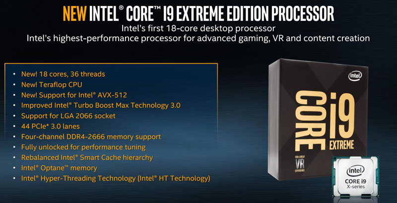 Intel Core I9 Extreme Edition Processor - ServeTheHome