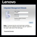 Lenovo IMM II Login