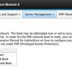 Lenovo IMM II PXE Boot