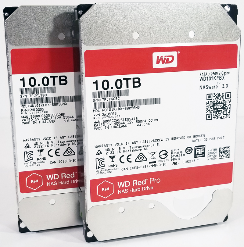 What is the difference between wd red pro and red plus?