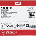 WD Red 10TB Pro NAS Label