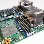 Supermicro X11DPi NT Heat Sinks Installed