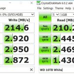 Easystore WD 10TB White Label CrystalDiskMark