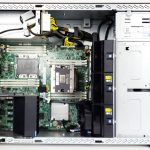 Lenovo ThinkSystem ST550 Tower Air Shroud Removed