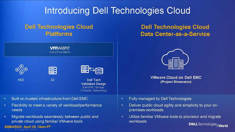 Dell Technologies World 2019 Cloud Platform 2