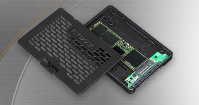 Icy Dock EZConvert MB703M2P-B Review M.2 SATA SSD Converter Adapter