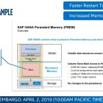 Intel Optane DCPMM App Direct SAP HANA Example