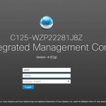 Cisco UCS M5 IMC Login Screen