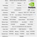 NVIDIA RTX 2060 SUPER GPUz