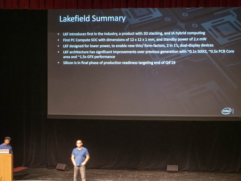 Intel Lakefield HC31 Summary