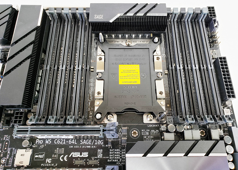 PROWSC62164LSAGE/10G, Workstation Motherboard, Socket P LGA-3647-1.50 TB  DDR4 SDRAM Maximum RAM
