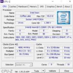 Dell Precision 7540 Xeon ECC RAM CPUz