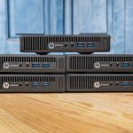 HP EliteDesk 705 G3 Mini Five Node Stack 1