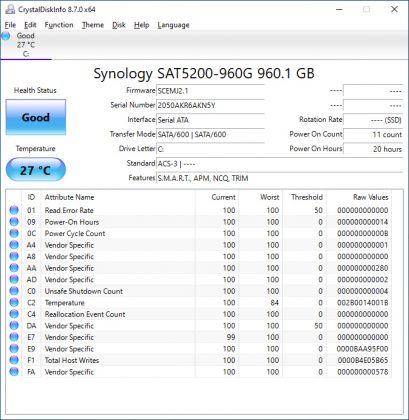 crystaldiskinfo test ssd