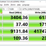 SNV3400 400 CrystalDiskMark 1GB