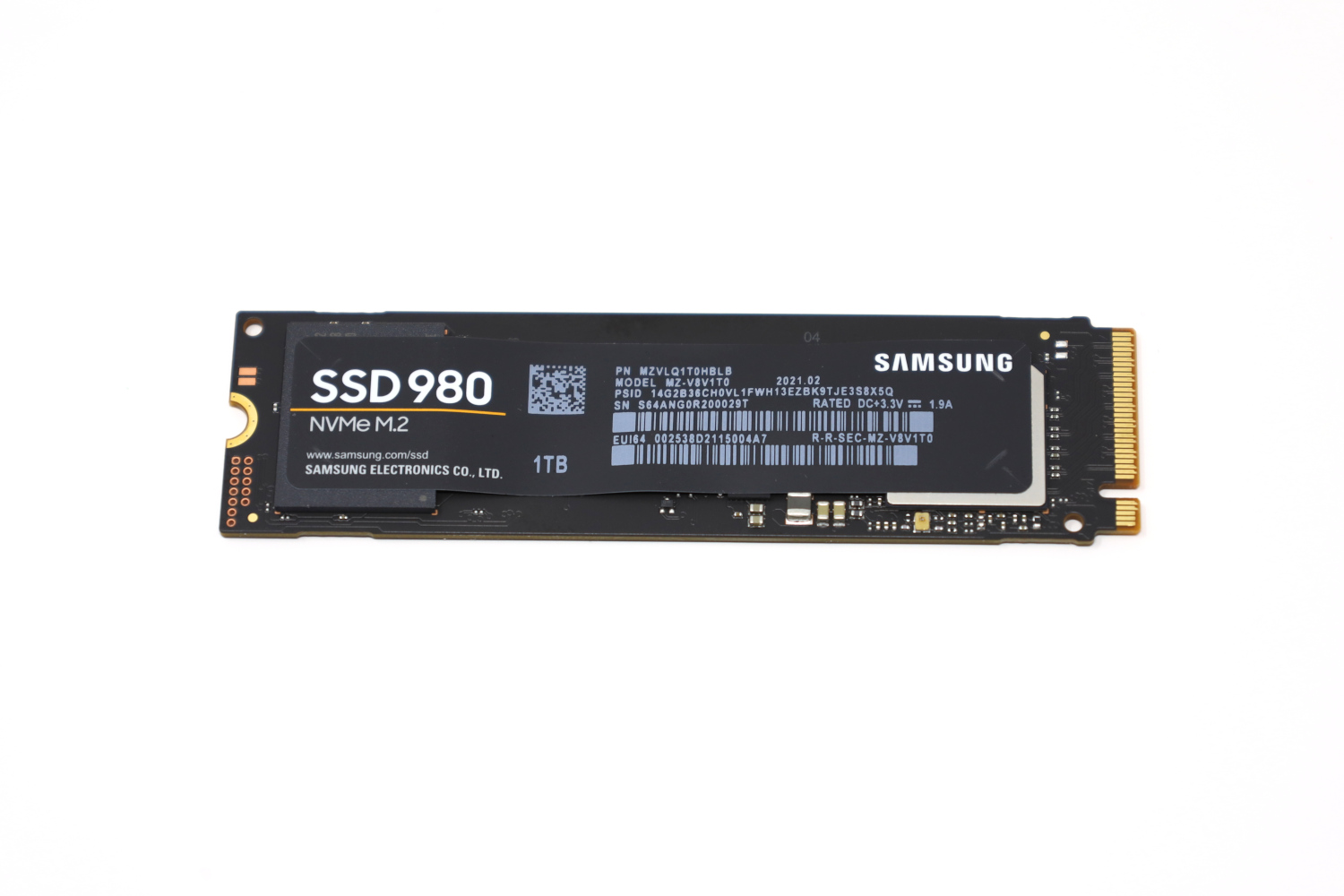 1TB 980 NVMe M.2 SSD V8V1T0BW