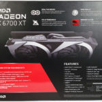 MSI Radeon RX 6700 XT MECH 2X 12G OC Retail Box Back