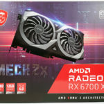 MSI Radeon RX 6700 XT MECH 2X 12G OC Retail Box Front