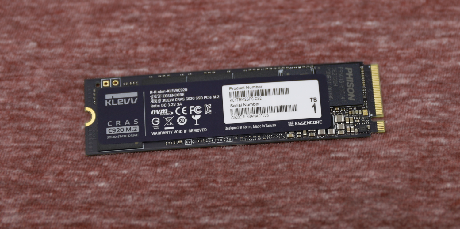 KLEVV CRAS C920 1TB PCIe Gen4 NVMe SSD Review - Page 2 of 3 