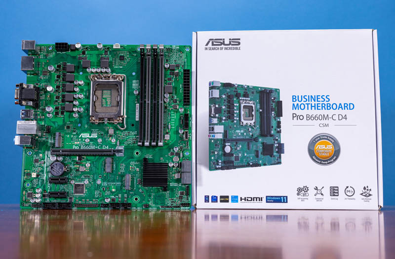 ASUS Pro B660M C D4 CSM Build Upgraded Fractal Node 304 Side Build