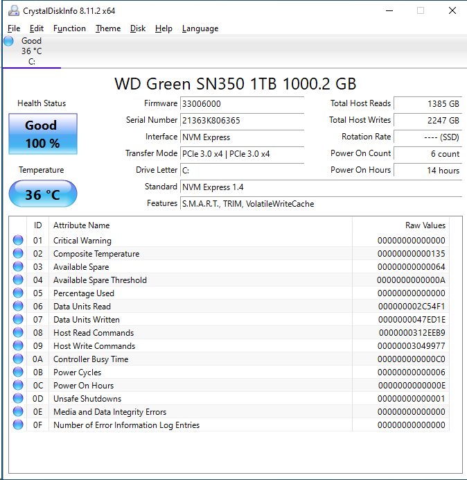 WD Green™ - Disque SSD Interne - 480 Go - 2.5 (WDS480G2G0A