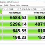 Areca 1886 4N8i RAID0 Samsung 970 CrystalDiskMark 1GB