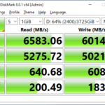 Areca 1886 4N8i RAID10 Samsung 970 CrystalDiskMark 1GB