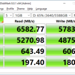 Areca 1886 4N8i RAID5 Samsung 970 CrystalDiskMark 1GB