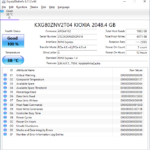 Kioxia XG8 2TB CrystalDiskInfo