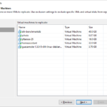 Veeam Rep Select VMs