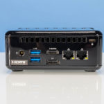 ASRock Industrial NUC BOX 1260P Rear Ports