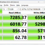 Solidigm P44 Pro 2TB CrystalDiskMark 1GB