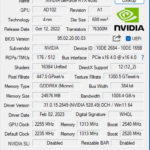 NVIDIA Geforce 4090 FE GPUz