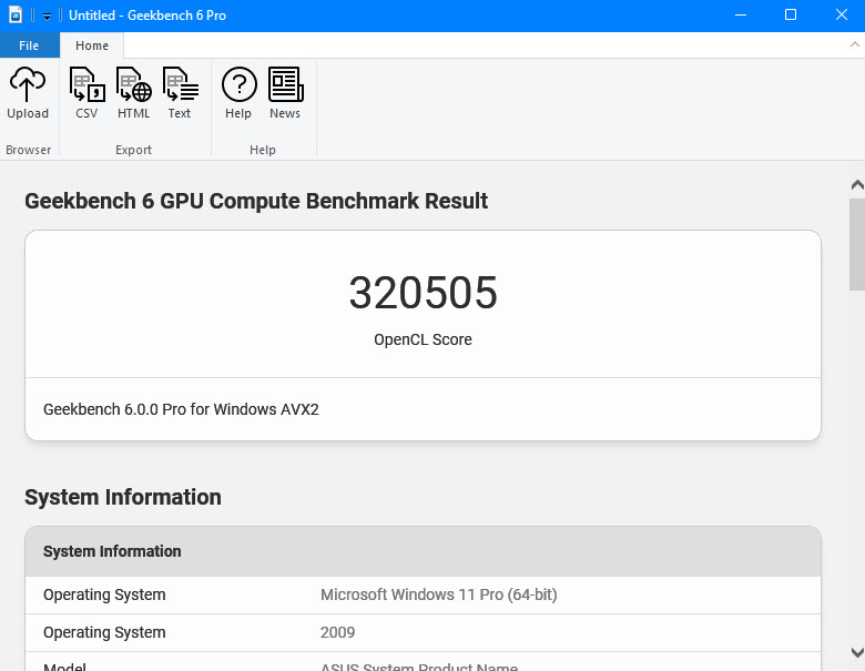 GPU Geekbench OpenCL score 2023