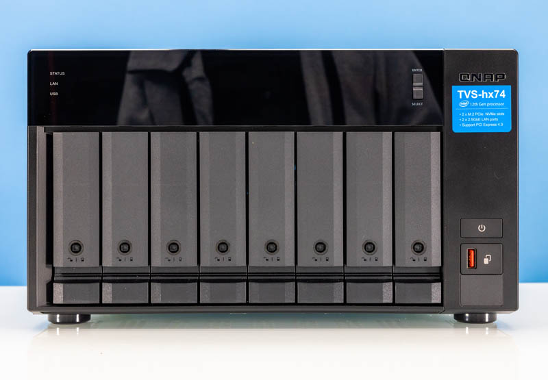 QNAP TVS-h874 Review A Snappy ZFS NAS with 2.5GbE