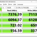 Dapustor Xlenstor2 X2900P 800GB CrystalDiskMark 8GB