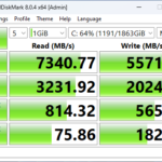 Fanxiang S880 2TB CrystalDiskMark 1GB