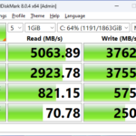 Samsung 990 EVO 2TB CrystalDiskMark 1GB