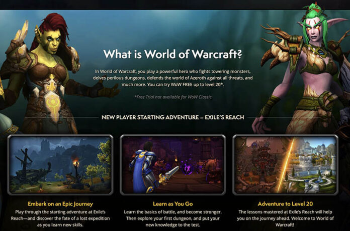 World Of Warcraft Overview Page For History Of WoW Server Sales Cover