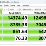 Crucial T705 2TB CrystalDiskMark 1GB